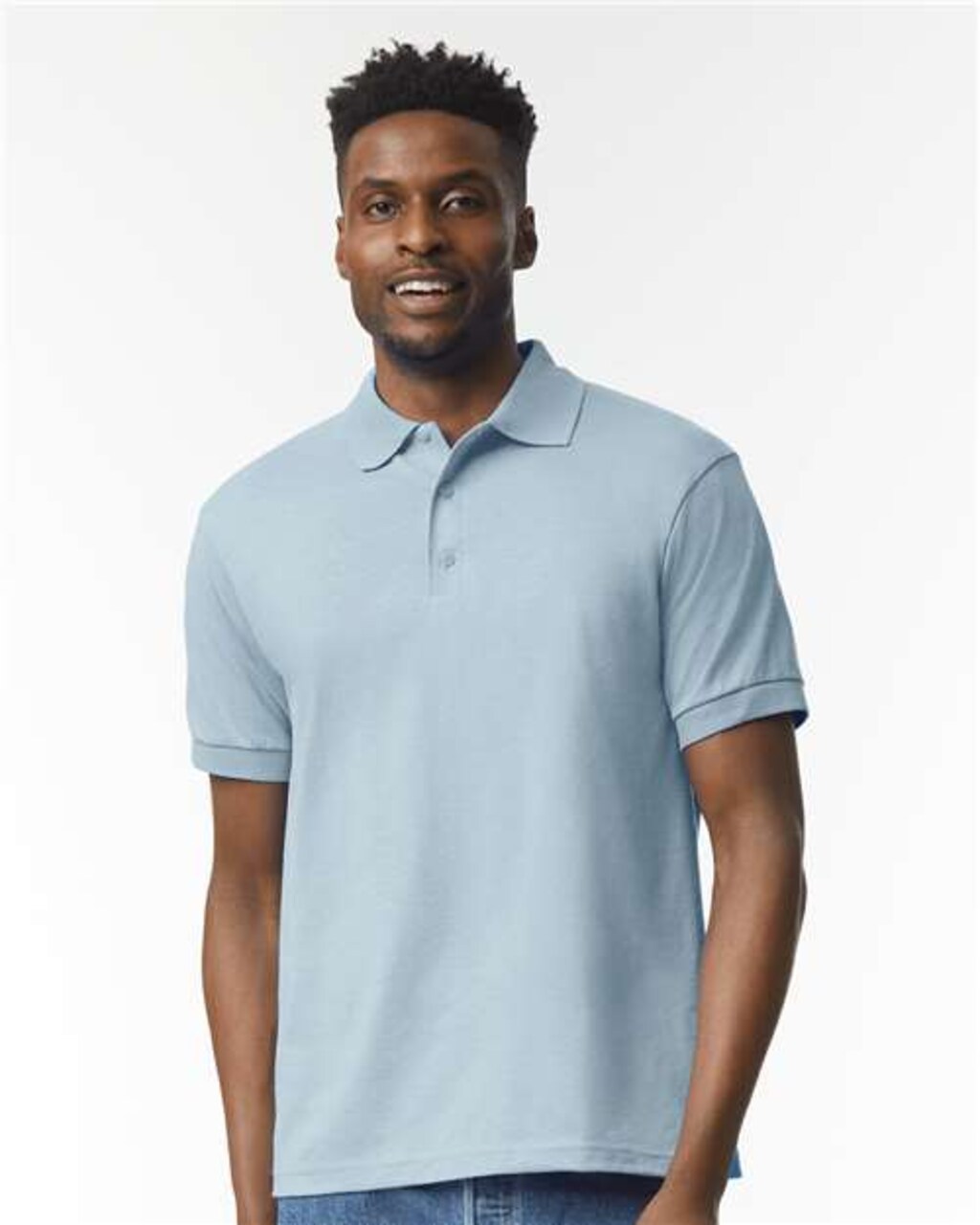 Gildan DryBlend Jersey Polo Short Sleeve T-Shirt for Workwear, Casual Style & Everyday Comfort
